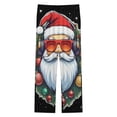 thumbnail image 4 of Cool Santa Headphones Sunglasses Womens Pyjamas Set Button Up Pyjamas Womens with Long Sleeve Top And Wide Leg Pants V-neck Loungewear Sets, 4 of 9
