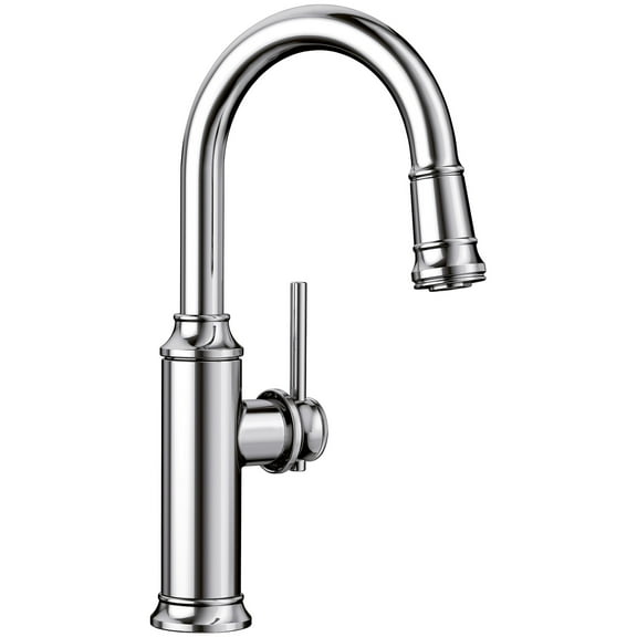 Blanco 442512 Empressa 1.5 GPM Single Hole Pull Down Bar Faucet - Chrome