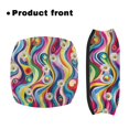thumbnail image 2 of HELLHERO Pop Art Patterned Daisy Seat & Back Cover for Seniors Easy to Clean Walker Covers and The Elderly Dust Proof Improved Comfort, 2 of 7