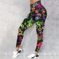 thumbnail image 2 of Carnival Leggings for Women 2026 Mardi Gras Mask Print Tummy Control High Waisted Tights Holiday Casual Party Running Yoga Pants, 2 of 3
