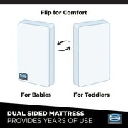 Simmons Beautyrest Beautysleep Slumbertime Naturally Kids 5.5 Waterproof Crib/Toddler Bed Firm Tight Top