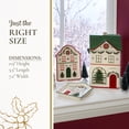 thumbnail image 7 of Spode Christmas Village Tidbit Plate - Dolomite Holiday Serveware with Christmas Village Design - Festive Appetizer Plates for Tidbits, Snacks, Cookies, Candy - Great Festive Gift (Green), 7 of 7
