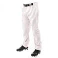 thumbnail image 3 of Champro Sports Triple Crown Open Bottom Baseball Pants with Pinstripes, Youth X-Small, White with Scarlet Pinstripes, 3 of 3
