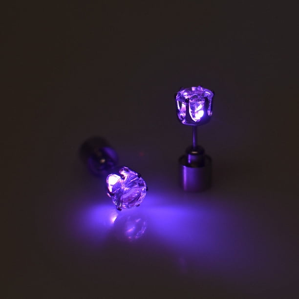 Pendientes con luz LED que emiten luz intermitente, pendientes con luz intermitente para fiestas, bares, discotecas, KTV, joyas con luz, elementos de moda