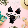 thumbnail image 6 of Crow Swim Suit Women Bikini Set, Detachable Sponge, Adjustable Strap, Two-Pack - Beach, Pool, Vacation, 6 of 6