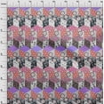 thumbnail image 4 of oneOone Cotton Jersey Purple Fabric Floral Sewing Craft Projects Fabric Prints By Yard 58 Inch Wide, 4 of 4