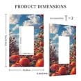 thumbnail image 3 of Daiia Tomato Field Bottle Pattern Decorator Wall Plate Child Safe Outlet Cover, Switch and Outlet Covers,Size 1-Gang 5.0" x3.0" , Polycarbonate Thermoplastic-Style U, 3 of 6