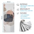 thumbnail image 2 of Blue Boho Abstract and Plant Pattern Hot Yoga Mat Towel Non Slip for Hot Yoga - Quick-Drying Yoga Mat Cover with 4 Corner Pockets with Travel Bag - Hot Yoga Towel Non Slip 74"x26", 2 of 6