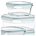 thumbnail image 7 of 24 Piece Glass Food Storage Containers Set with Lids, Oven & Microwave Safe, Airtight Containers for Meal Prep, BPA Free, Leakproof, Clear Glass Containers for Kitchen & Pantry, 7 of 7