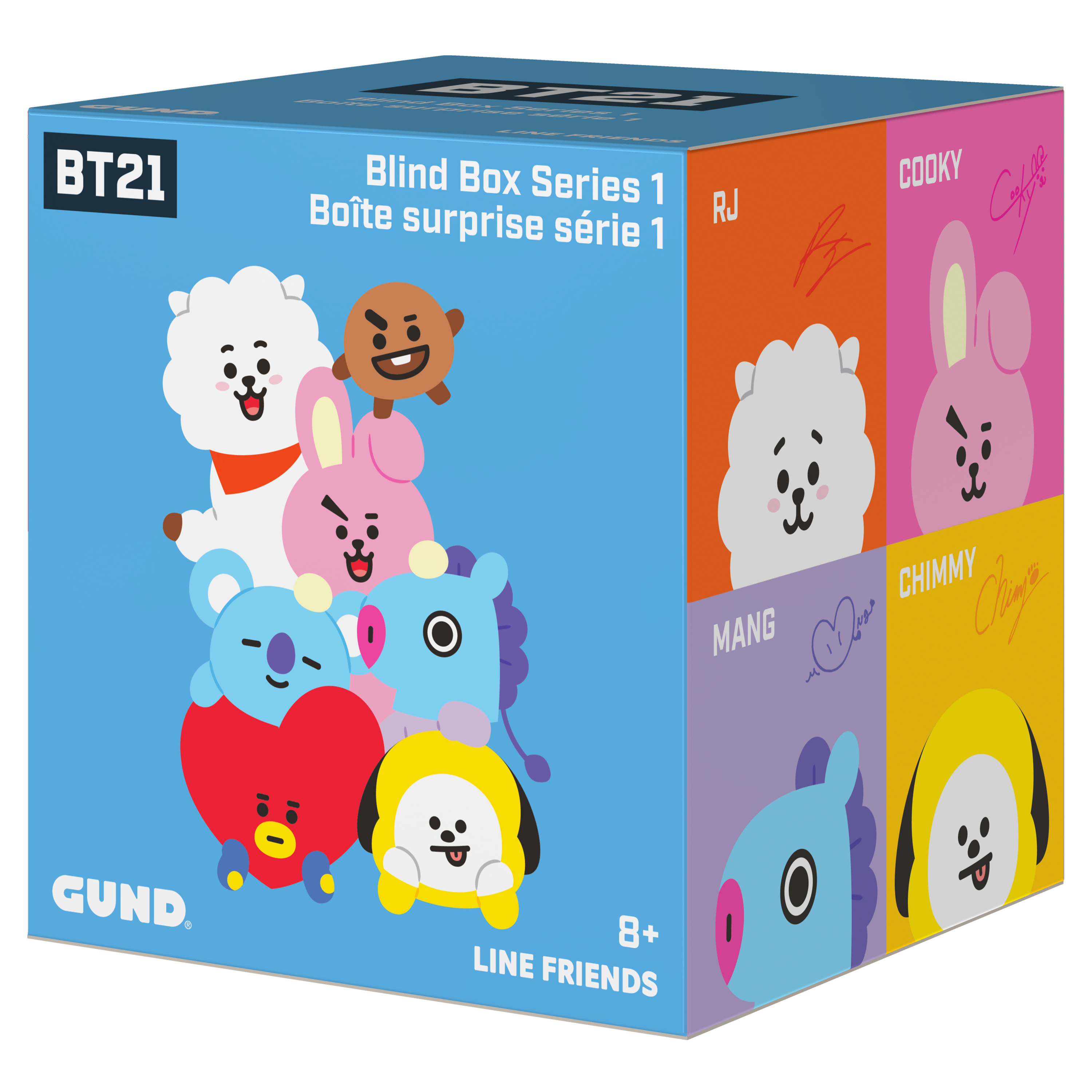 Gund Line Friends BT21 Blind Box Series #1 Mystery 3" Stuffed Plush