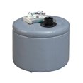thumbnail image 4 of Convenience Concepts Pouf Designs4Comfort Chaussure Ronde en Simili Cuir Gris, 4 of 7