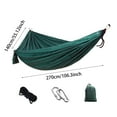 HALJEN Complete Camping Combo Outdoor Nylon Parachute Cloth Single Double Camping Ride Indoor