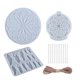 thumbnail image 3 of Molde de atrapasueños 15 piezas Molde de atrapasueños con colgante de plumas de silicona (4) Ndcxsfigh Para estrenar, 3 of 9