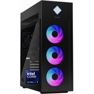 HP 0MEN 45L Gaming Desktop, NVD RTX 5060 Ti 8GB, Intel 20-Core Ultra 7 265KF, 16GB DDR5 RAM, 1TB NVME SSD, Windows 11 Pro, USB-C, Copilot, Liquid-Cooled AI Gaming PC w/Tempered Glass