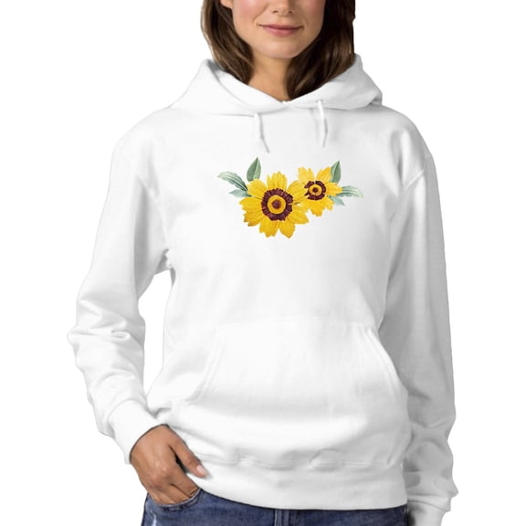 Beautiful Sunflowers Hoodie Women -GoatDeals Designs, Female 3X-Large