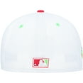 thumbnail image 4 of Men's New Era White/Coral Boston Red Sox  Fenway Park 100th Anniversary  Strawberry Lolli 59FIFTY Fitted Hat, 4 of 6