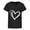 Black, variant on WhouRiu Toddler Girl' Tshirt Heart Print Short Sleeve Loose T Shirt Children Summer Cozy Soft Loose T-Shirt Black,Sized 3-4