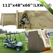 4 Passenger Golf Cart Cover Waterproof Golf Cart Storage Cover For Yamaha EZ GO Club Car UV Protect Club Vehicle Sun Protecting Cover