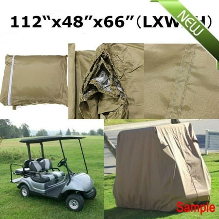 4 Passenger Golf Cart Cover Waterproof Golf Cart Storage Cover For Yamaha EZ GO Club Car UV Protect Club Vehicle Sun Protecting Cover