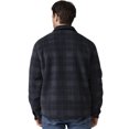 thumbnail image 2 of Free Country Men's Mountain Ridge Sueded Chill Out Fleece Jacket Coal Plaid L, 2 of 4
