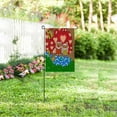 thumbnail image 2 of MKHERT Mouth Design Garden Flag Banner Decorative Flag for Wedding Home Outdoor Garden Decor 12x18 inch, 2 of 2