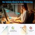 thumbnail image 3 of Computer Monitor Light, Screenbar e-Reading LED Task Lamp, USB Powered Screen Light Bar, Adjustable Brightness and Color Temperature, Eye Care Light for Office/Home, 3 of 8