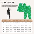 thumbnail image 4 of Pofeuu Octopus1 Print Womens Pajamas Set Long Sleeve Sleepwear Button Down Nightwear Soft Pj Lounge Sets Button Down Pajamas Women-X-Large, 4 of 7