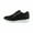 Black, variant on Arnaldo Toscani Womens Lace Up Zip Detail Trainers