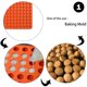 thumbnail image 2 of Tapete para barbacoa con bola redonda de 2cm, mantel individual resistente a altas temperaturas para drenaje de aceite de silicona, se puede utilizar como molde para galletas con forma de bola redonda pequeña Zhivalor 2033494-2, 2 of 8
