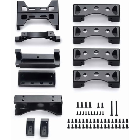 Metal Cross Beam Kit Front/Middle/Tail Beam for 1/14 Tamiya King Hauler RC Tractor Truck Trailer