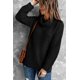 thumbnail image 2 of ABPHQTO Suéter de cuello alto de manga larga acogedor negro para mujer, 2 of 5