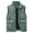 Green, variant on Mens Sherpa Lined Puffer Vest Corduroy Winter Vests Sleeveless Quilted Vest Green M