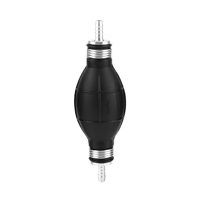 6mm Rubber & Aluminum Fuel Pump Line Hand Primer Bulb Gas Petrol For Car Boat Marine Outboard