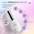 thumbnail image 7 of SAVILAND 5-in-1 One-Step Gel Nail Polish Kit, Quick Easy, Sheer Jelly Nude, 15ml/0.51 fl.oz, 7 of 7