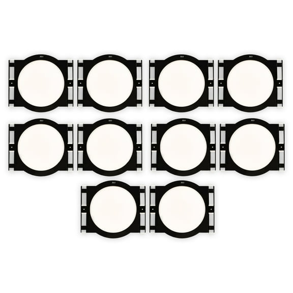 Theater Solutions RK8C In Ceiling Installation Rough In Kit for 8" Speakers 5 Pair Pack