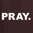 thumbnail image 5 of Wild Bobby Pray. Inspirational/Christian Women Tri-Blend Racerback Tank Top, Brown, Small, 5 of 5