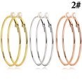 thumbnail image 3 of 3 Paires Boucles d'Oreilles Créoles pour Femmes à Clip Boucles d'Oreilles à Clip Mode Boucles d'Oreilles Sans Perçage, 3 of 10