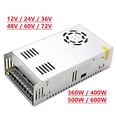 thumbnail image 2 of 12V 24V 36V 48V 60V 72V 360W 400W 500W 600W Switching Power Supply Source Transformer AC DC SMPS For LED Strip Light CCTV Motor ,overload cut-off, 2 of 6