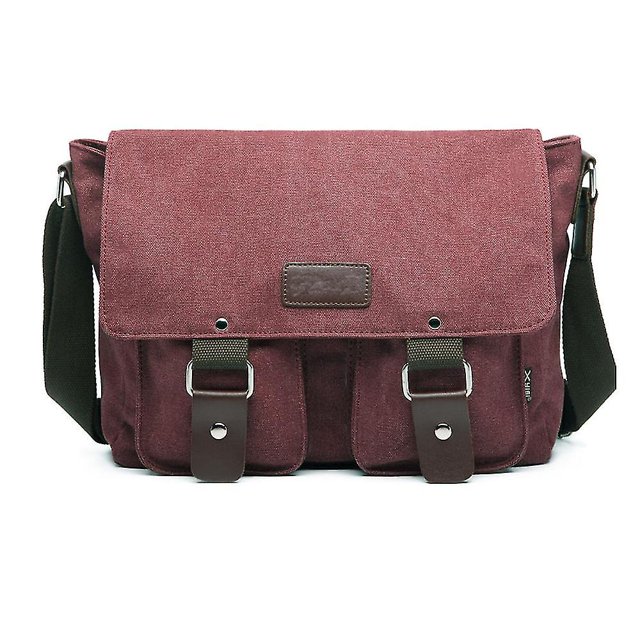 Bolso mensajero de lona - Bolso bandolera vintage Bolso militar