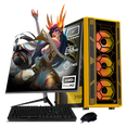 thumbnail image 1 of Xtreme PC Gaming AMD Radeon RX 6600 Ryzen 7 5700 32GB SSD 1TB Monitor 27 165Hz WIFI Yellow, 1 of 6