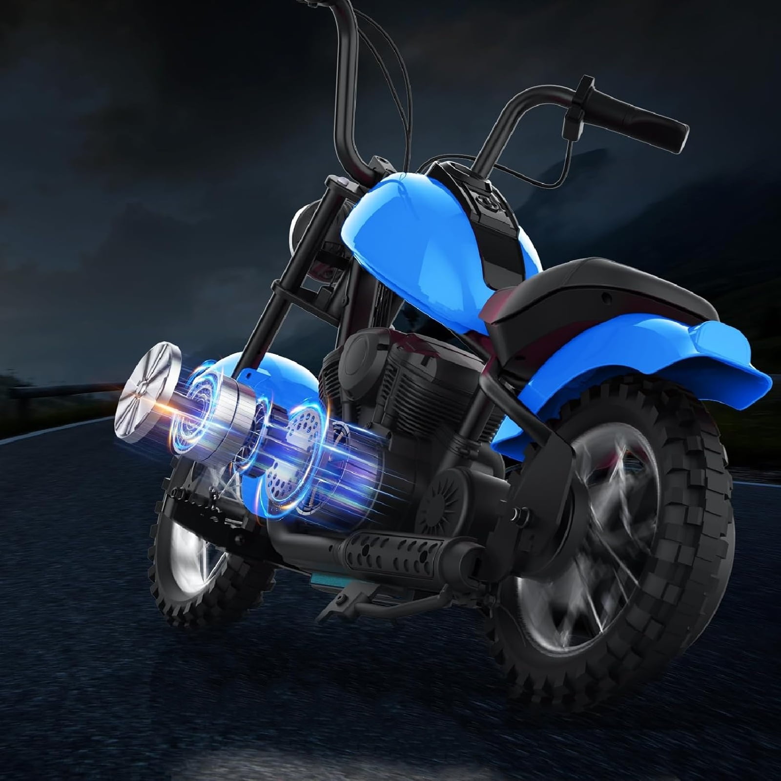 M optimized 24V 250W Kids Electric Dirt Bike Electric Motorcycle with 2 Speed Up to 14 MPH, 60 Min Ride Time, LED Light, Off-Road Dirt Bike for Boys & Girls Ages 6-12