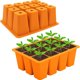 thumbnail image 2 of Propagación Semillas Contenedor La Planta Flores Semilla Cultiva Cajas Bandejas Inicio Plántulas 12 Agujeros Silicona Transpirable Reutilizable para Casa Y Jardines Verdes, 2 of 9