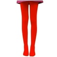 thumbnail image 1 of FAIWAD Collants Opaques Doux pour Femmes, Colorés, Taille Haute, Bas-Collants pour Fesses, Filles, Extensibles, Danse, avec Pieds, 1 of 3