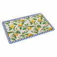 thumbnail image 4 of Summer Lemon Door Mat Indoor Outdoor, Green Botanical Watercolor Fruits Blue Non Slip Welcome Mat with Rubber Backing, Absorbent Fabric Front Door Mats Entryway Rug for Home Patio Entrance 18"x30", 4 of 9