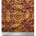 thumbnail image 1 of Soimoi Cotton Duck Fabric Paisley & Mandala Decorative Print Sewing Fabric Yard 56 Inch Wide, 1 of 1