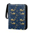 thumbnail image 4 of ALAZA Anchor Whales Trading Card Binder 4 Pocket Cards Collection Album 400 Folder Holder, 4 of 6