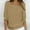 Brown, variant on Amidoa Blue Trendy Sweaters for Women 2025 3/4 Sleeve Plus Size Fall Light Casual Sweaters Cardigans for Women L