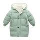 thumbnail image 1 of Gibobby Grandes NiñosAbrigo de suéter para bebés y niñas pequeñas, gruesas y cálidas con botones, abrigo a de viento con capucha, prendas de vestir, chaq(Verde, 7-8 Años), 1 of 5