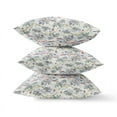thumbnail image 3 of Roses Sprayed Stars Throw Fabric Pillow in Light Blue White 18x18, 3 of 7