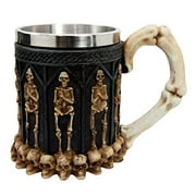 Skeleton Ossuary Graveyard Labyrinth Death Tankard Coffee Beer Mug Cup by Atlantic Collectibles